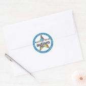 Autismus-Decal-Programm | Programm Autismus Decal Runder Aufkleber (Umschlag)