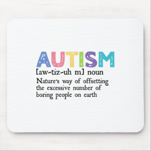 Autismus Definition Autismus Sensibilisierung Akze Mousepad