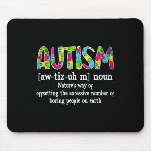 Autismus Definition Autismus Sensibilisierung Akze Mousepad