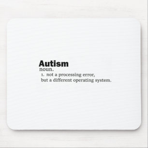 Autismus Definition Es ist keine Behinderung, ande Mousepad