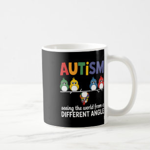 Autismus, der die Welt aus einer anderen Angellösu Kaffeetasse