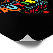 Autismus der Herzrinne unterstützt psychische Lieb Poster (Ecke)