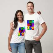 Autismus der T - Shirt des zackiges puzzel (Unisex)
