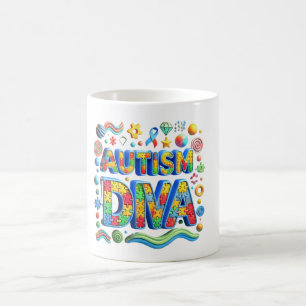 Autismus Diva Klassische Tasse, 11 oz Kaffeetasse