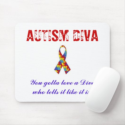 AUTISMUS-DIVA MOUSEPAD (Mit Mouse)