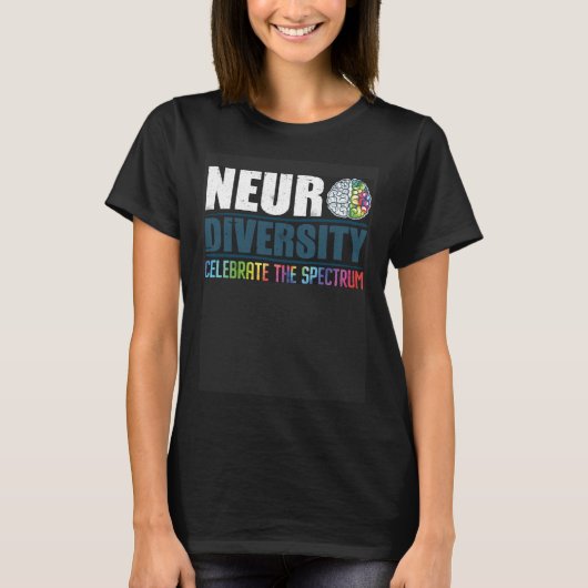 Autismus-Diversity Neurovielfalt T-Shirt (Vorderseite)
