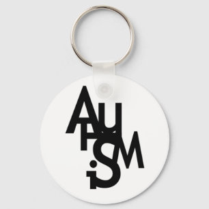 Autismus (durcheinandergebrachte Buchstaben) Schlüsselanhänger