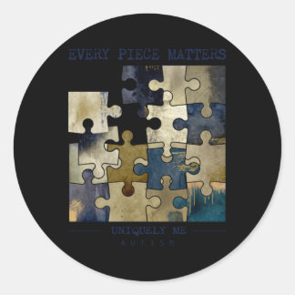 Autismus einzigartig Me Alle Stücke © Aufkleber