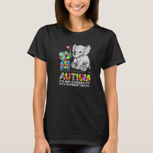Autismus-Elefanten-Bewusstseinsgeschenk Vater Mutt T-Shirt