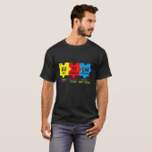 Autismus-Elemente Periodensystem Bewusstsein Asd F T-Shirt (Vorne ganz)