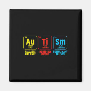 Autismus-Elemente Periodensystem Bewusstsein Asd M Magnet