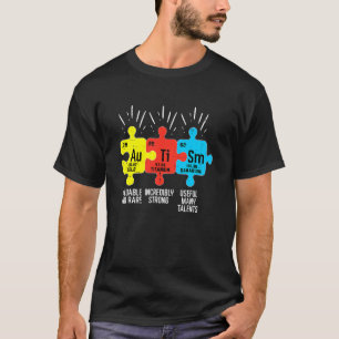 Autismus-Elemente Periodensystem Bewusstsein Asd M T-Shirt