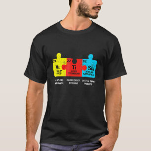 Autismus-Elemente Periodensystem Bewusstsein Asd M T-Shirt
