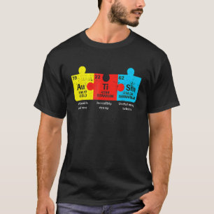 Autismus-Elemente Periodensystem Bewusstsein Asd T-Shirt