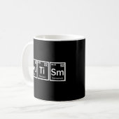 Autismus Elemente Periodische Tafelbewusstsein ASD Kaffeetasse (Vorderseite Links)
