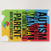 Autismus Eltern Puzzle (Horizontal)