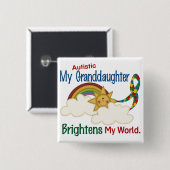 Autismus ERHELLT MEINE WELT1 Enkelin Button (Vorne & Hinten)