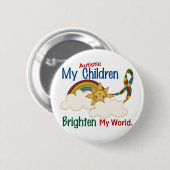 Autismus ERHELLT MEINE WELT1 Kinder Button (Vorne & Hinten)