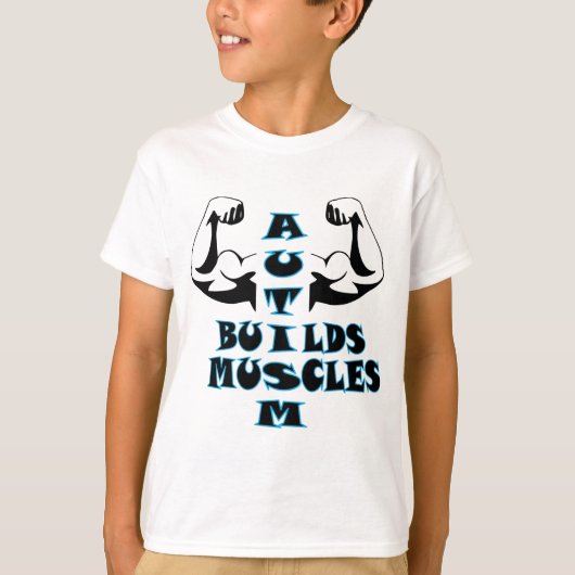AUTISMUS ERRICHTET MUSKELN T-Shirt (Vorderseite)