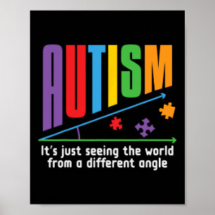 Autismus - Es ist einfach die Welt aus einem ander Poster