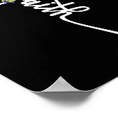 Autismus Faith Cross Autismus Autistic Funny Autis Poster (Ecke)