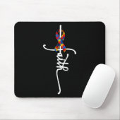Autismus Faith Cross Autismus Autistic Gifts Autis Mousepad (Mit Mouse)