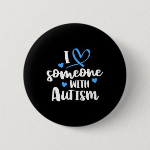 Autismus Familie I Liebe Jemand mit Autismus Bewus Button