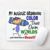 Autismus FARBE IHRE EIGENEN WELTenkel Mousepad (Mit Mouse)
