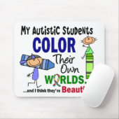 Autismus FARBE IHRE EIGENEN WELTstudenten Mousepad (Mit Mouse)