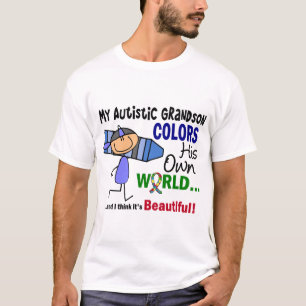 Autismus FÄRBT SEINEN EIGENEN WELTenkel T-Shirt