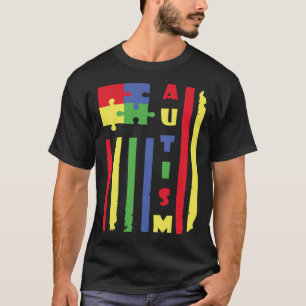 Autismus-Flagge-Bewusstsein Für Kinder Frauen Männ T-Shirt