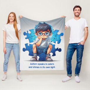Autismus- Fleecedecke