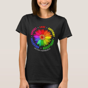 Autismus Frauen Männer Respekt Liebe Unterstützun T-Shirt