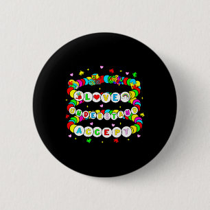 Autismus Freundschaft Bracelet Liebe akzeptieren V Button