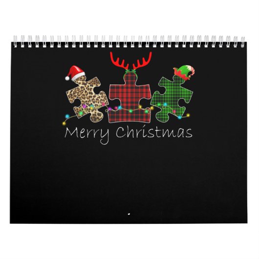 Autismus| Frohe Weihnachts Autismus Puzzle Stück Kalender (Titelbild)