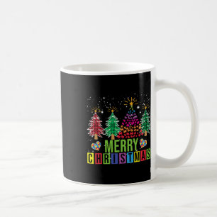 Autismus Frohe Weihnachtsbaum Buffalo Kariert Matc Kaffeetasse