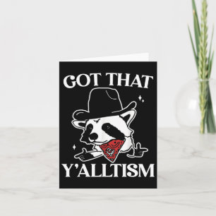 Autismus Funny Got, dass Y'alltism Shirt Meme Auti Karte