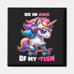 Autismus Funny in Awe meiner Taufe Meme Autistic K Magnet
