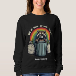 Autismus Funny Raccoon in Ehrfurcht vor meinem 'Ti Sweatshirt