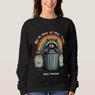 Autismus Funny Raccoon in Ehrfurcht vor meinem 'Ti Sweatshirt