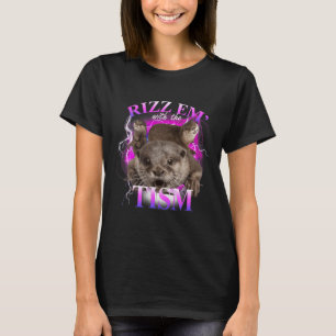 Autismus Funny Rizz Em mit dem Tismus Meme Autisti T-Shirt