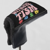 Autismus Funny Rizz Em mit Tism Meme Autistic Golf Headcover (3/4 Vorderseite)
