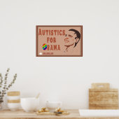Autismus für Obama-Poster Poster (Küche)