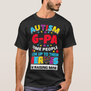 Autismus G Pa Menschen schauen nach oben ihre Held T-Shirt