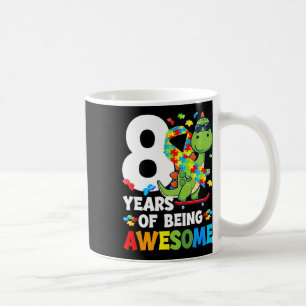 Autismus Geburtstagsparty Acht Jahr alt Autistisch Kaffeetasse