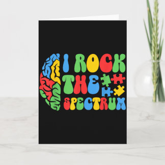 Autismus-Gehirn I Rock The Spectrum Awareness Jung Karte