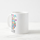 Autismus-Gehirn-Puzzle Kein Fehler im Code  Kaffeetasse (Vorderseite Links)