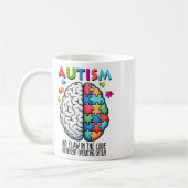 Autismus-Gehirn-Puzzle Kein Fehler im Code  Kaffeetasse (Links)