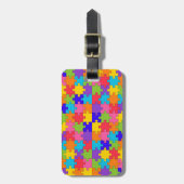 Autismus Gepäckanhänger (Vorderseite vertikal)