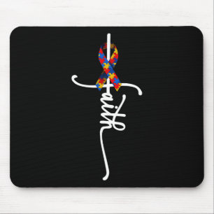 Autismus-Glaubenskreuz Autismus Autistische Gesche Mousepad